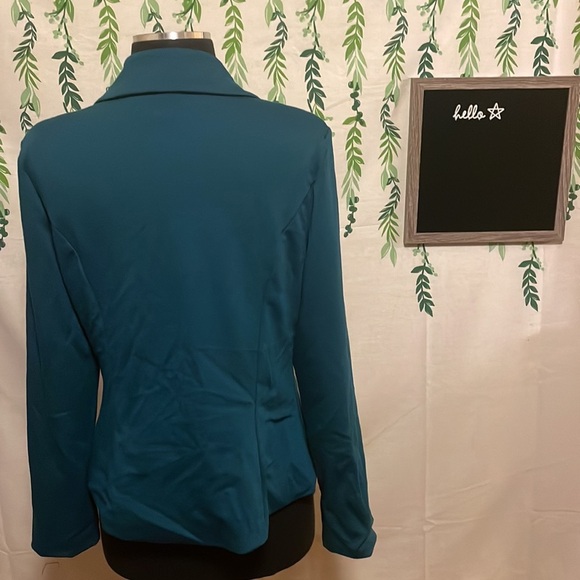 Size M Green/Blue bobeau Blazer A5 - Picture 3 of 4